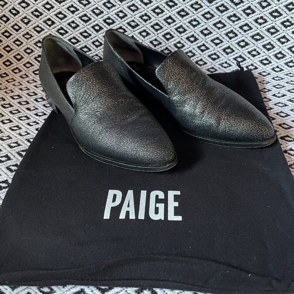 Paige Denim Madison Leather Loafers